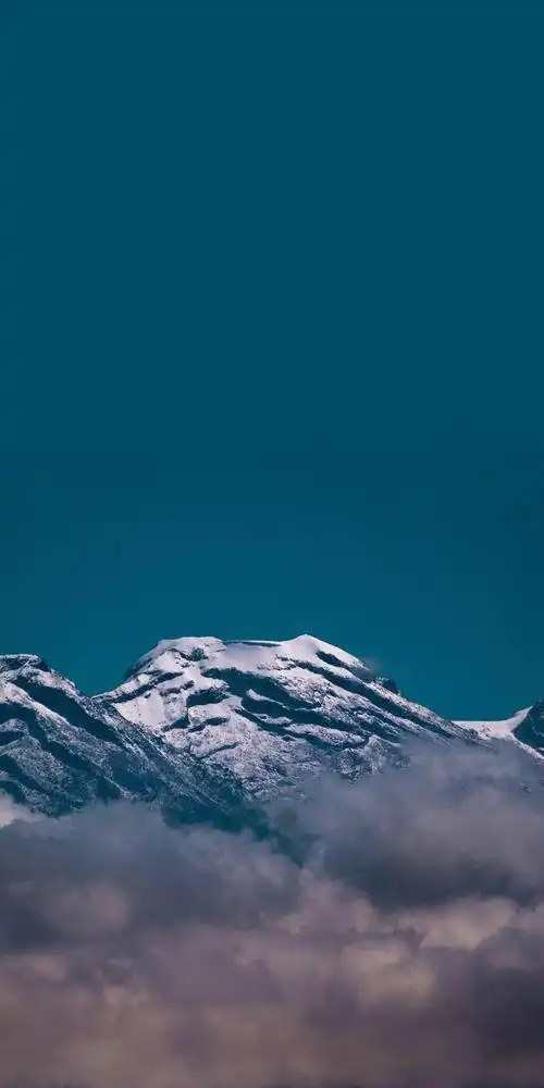 iphone高清风光壁纸:一眼望不到边,风似刀割我的脸