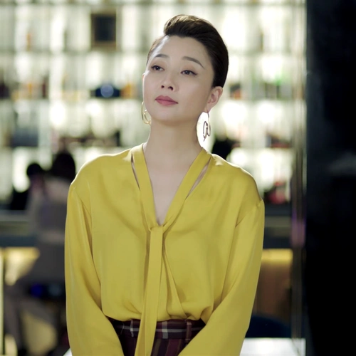 正青春桃林睿同款衣服春季新款气质长袖衬衫上衣西装