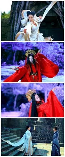 《神雕侠侣》林朝英(董璇饰)与王重阳(严宽饰)的"宗师之恋"首度被搬上