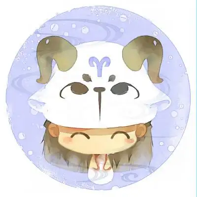 白羊座星座系列圆头像,据说白羊座都是热情正义的好孩纸.