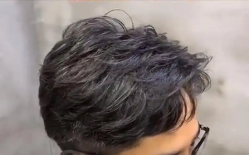 男生烫发推荐空气灵感烫纹理三七分潮男必备