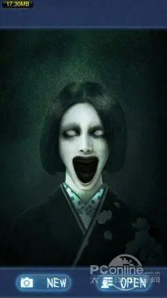 半身照一秒变恐怖鬼脸 恶搞软件之呪颜