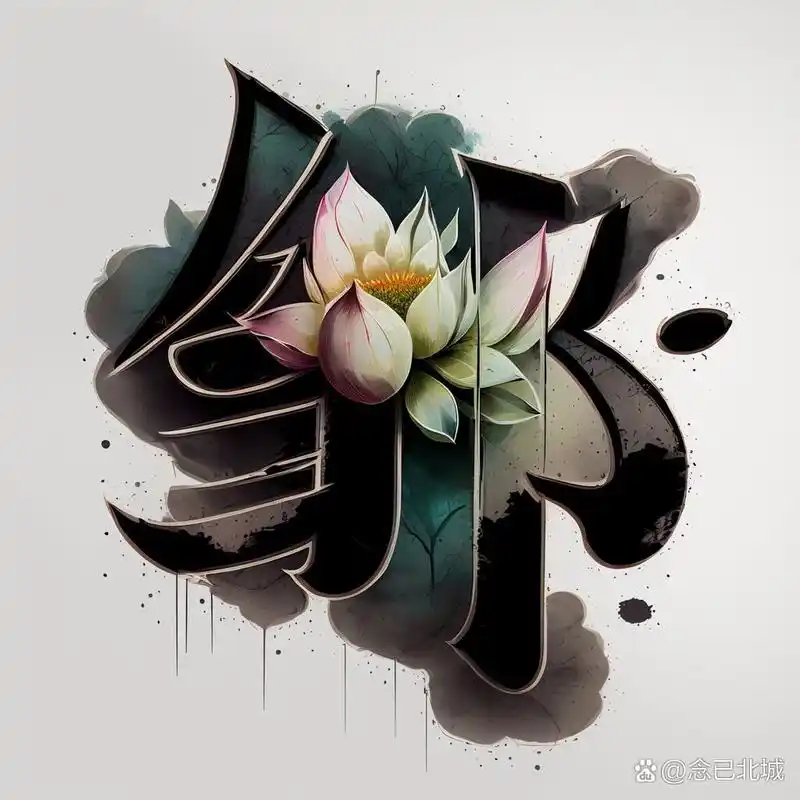 字体设计·姓氏头像·邹 73在最黑暗的那段人生,是我自己把自己拉出