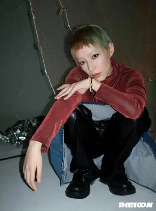 theicon穿搭课堂##李斯丹妮先锋酷感造型##李斯丹妮双色超短发