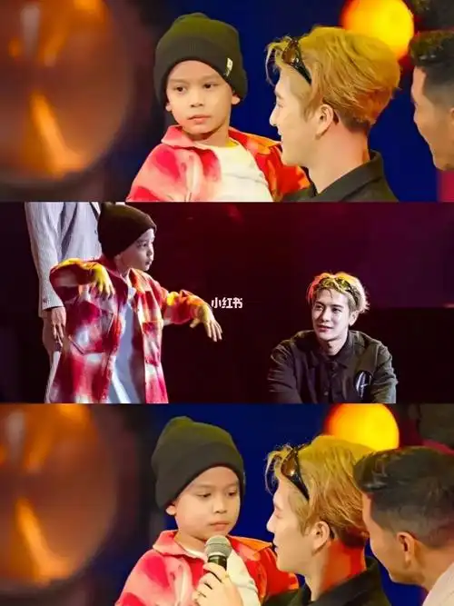 王嘉尔丨三岁小朋友嘎嘎舞蹈现场教学04