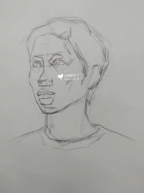 步骤图有时候,画画的思路大于画画的技法#画画  #素描  #画画的日常