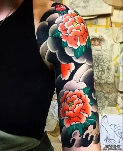 纹身素材第880期日式半臂