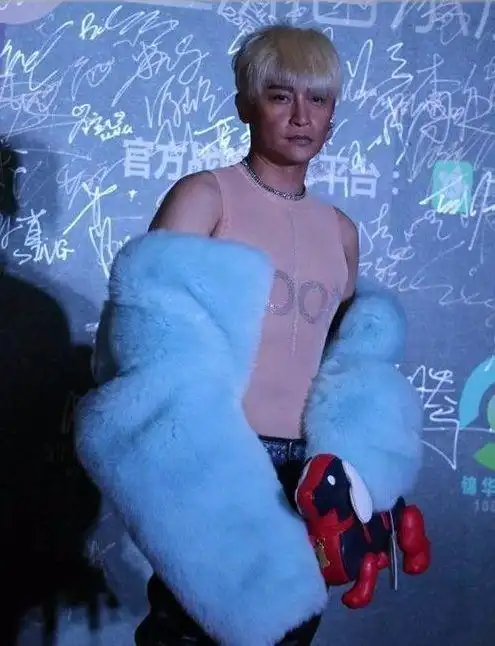 陈志朋首唱会造型辣眼