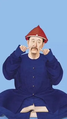 创意可爱故宫人物插画