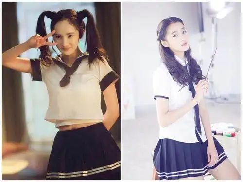 21岁关晓彤与32岁杨幂同穿黑色芭蕾舞短裙,撞裙又撞腿谁更惊艳?