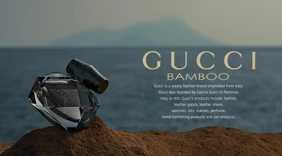 gucci bamboo香水广告