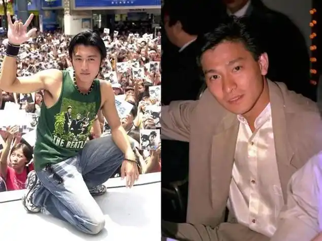 谢霆锋小时候照片_刘德华抱谢霆锋小时候照片