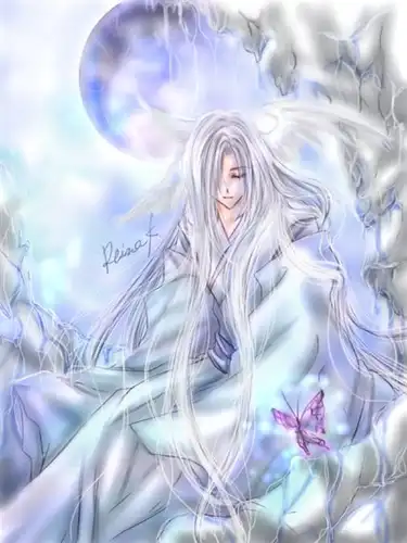 求白色长发古装少年【二十,十五岁左右】,最好是有紫瞳或黑瞳