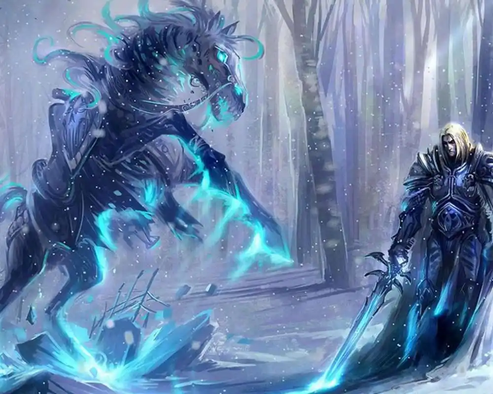 魔兽世界巫妖王阿尔萨斯 - 堆糖,美图壁纸兴趣社区