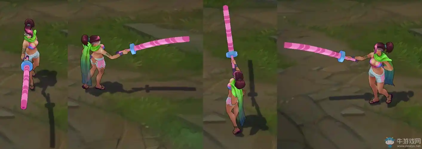 《lol》泳池派对 菲奥娜炫彩皮肤