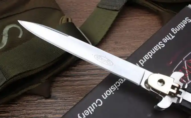 「鉴赏」11寸平面手柄古典跳刀