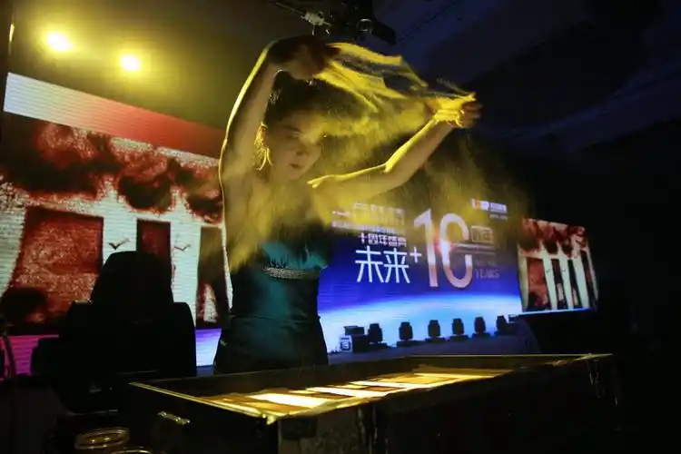 陆特能源十周年盛典小雪现场表演