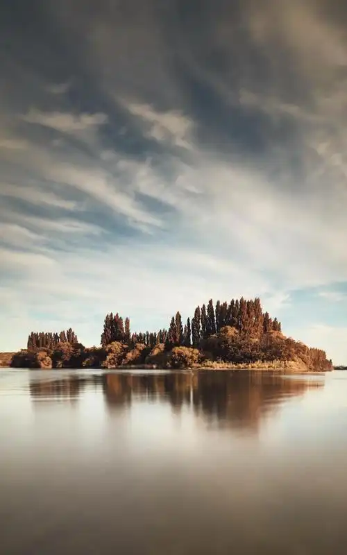 优美的自然湖泊风光,风景-手机壁纸