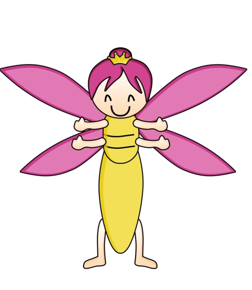 卡通可爱蜻蜓png素材图片