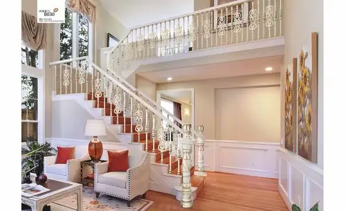 b030皇家豪门/楼梯护栏/铜艺楼梯/别墅楼梯护栏|铜扶手|铜盟荟