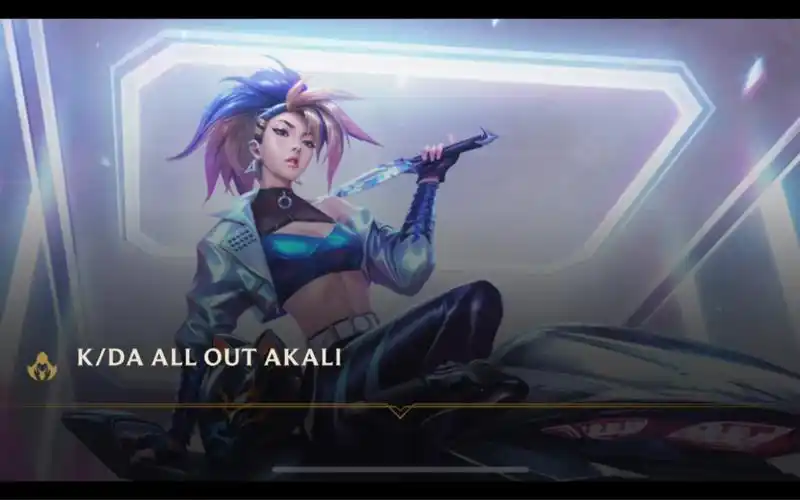 李大饼的lol手游日常# lol手游阿卡丽皮肤(kda)特效