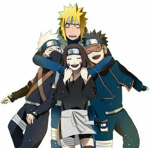 水门,卡卡西,宇智波带土和琳