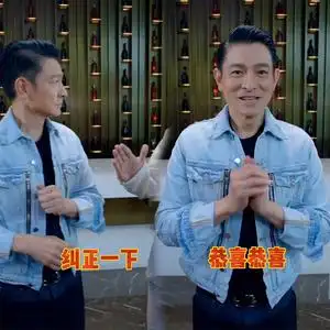 刘德华同款牛仔外套港风