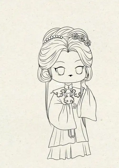 q版古风人物系列93打卡第四张