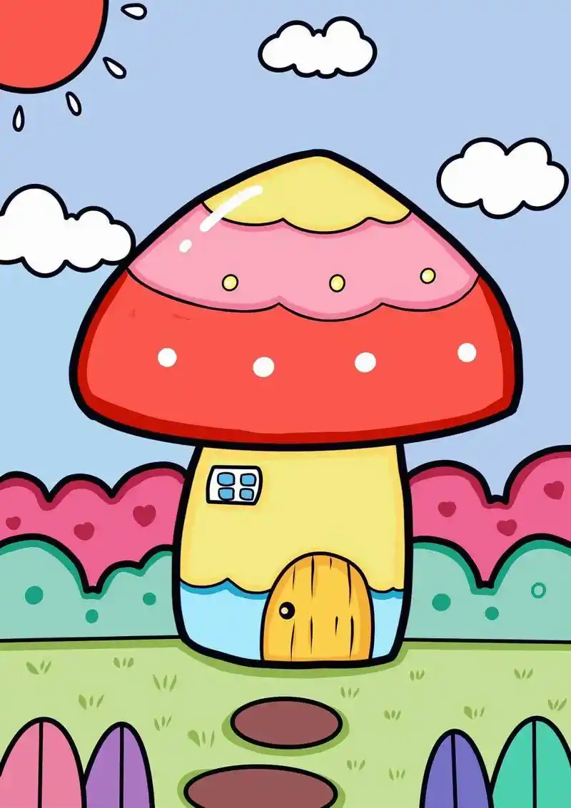 可打印涂色素材.#可打印素材 #简笔画 #创意美术 #涂色素 - 抖音