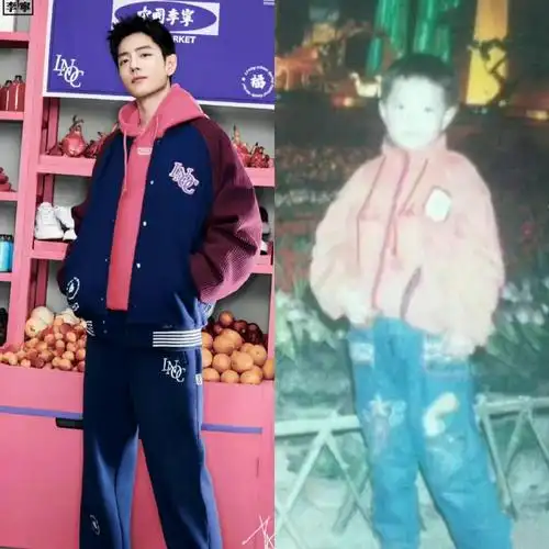 一些属于肖战等比例长大的证据,从小就是可爱崽崽#肖战复刻童年照##肖