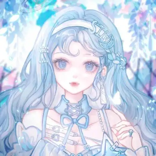 蓝色紫色系列头像下次见面就从一朵花开始吧