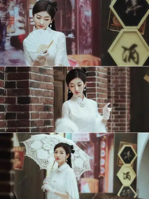 司藤同款旗袍写真摇曳生姿简直惊为天人