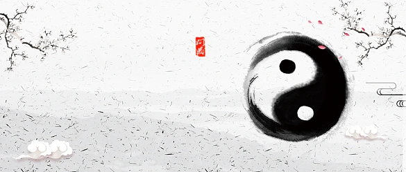 太极背景-太极养生微信公众号素材图片背景图片-图司机