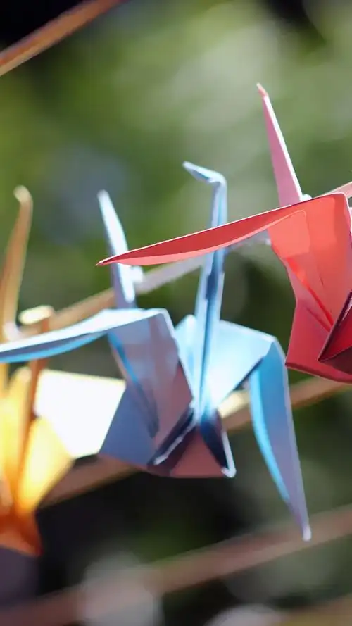 千纸鹤手机壁纸