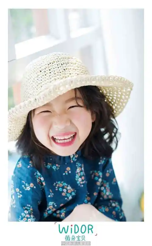 摄影师文叔的儿童摄影作品《治愈系的笑容》