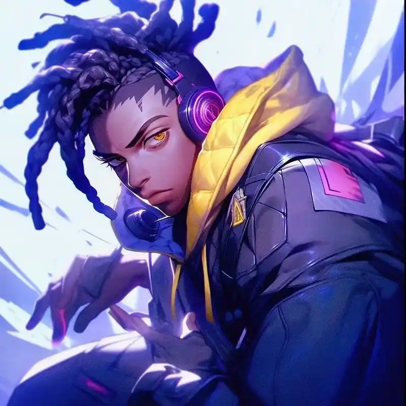 很喜欢艾克的一句话:我是闪电.#ai绘画 #lol #头像  - 抖音