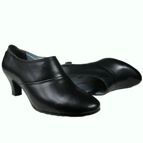 07女军官皮鞋女式通勤中跟鞋真皮女单鞋女公安单皮鞋厂家