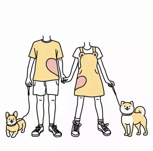 超火无头小人情侣头像在这里