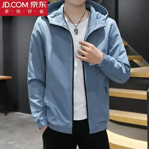 new夹克男外套2021春装新款男士夹克韩版潮流帅气棒球服外套连帽上衣