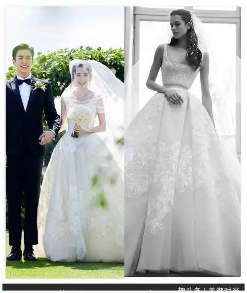 唐艺昕穿婚纱,多套造型甜蜜秀恩爱,宋茜当伴娘时尚又抢镜!