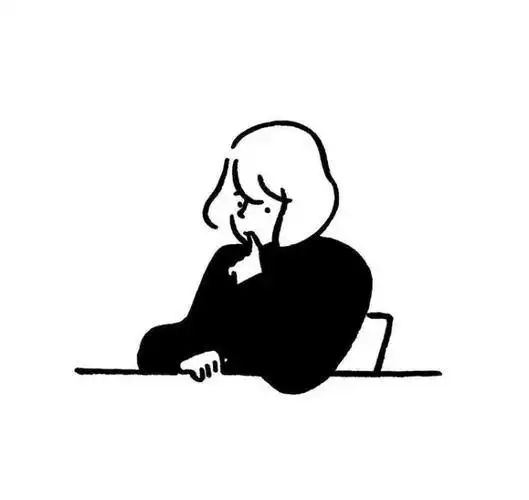 简笔画ins小人头像