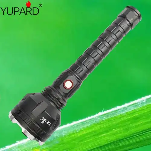 p60强光手电筒可充电超亮远射led户外探照灯26650大功率应急灯