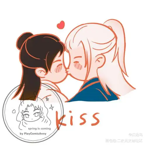 温周表情包系列_山河令浪浪钉温周q版绘画作品