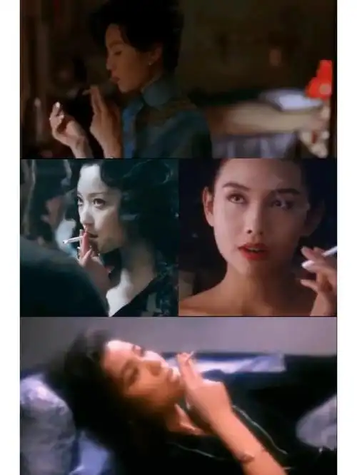 女星吸烟镜头