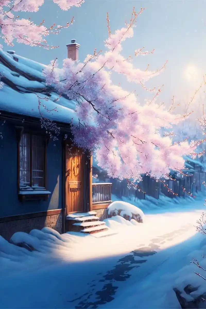 冰霜悄至小雪纷纷