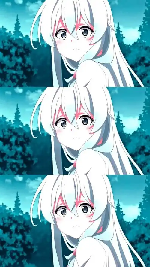 谁能拒绝白毛女主呢#动漫推荐