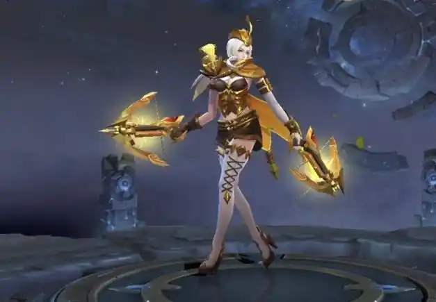 王者荣耀:虞姬v8专属传说皮曝光,通体黑色紧身衣,弩箭变水晶