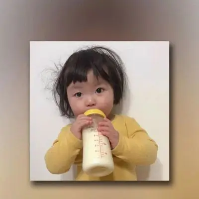 可爱呆萌小女孩头像超萌小萌娃头像