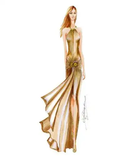 晚礼服-婚纱礼服设计-服装设计