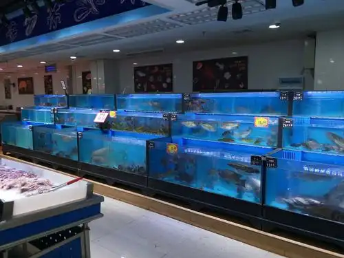 可移动式海鲜池酒店海鲜池定做万为海鲜池定做公司